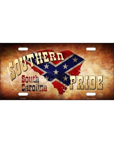 Southern Pride South Carolina car tag